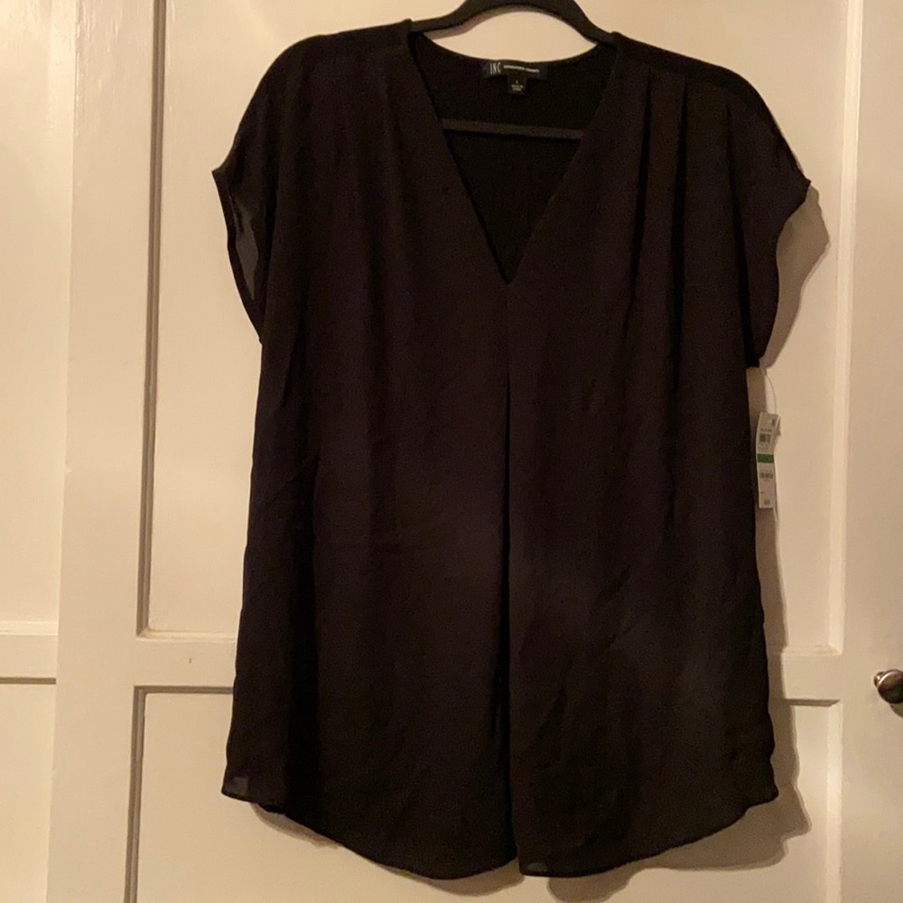 International Concepts Black Blouse